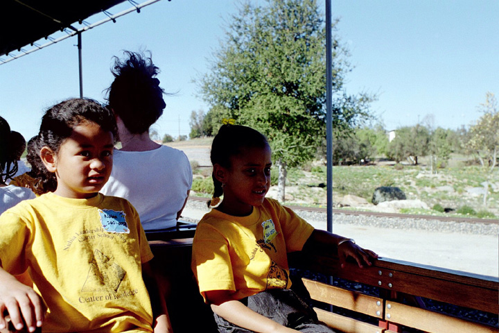 Mari goes on a train ride around Bell Gardens!