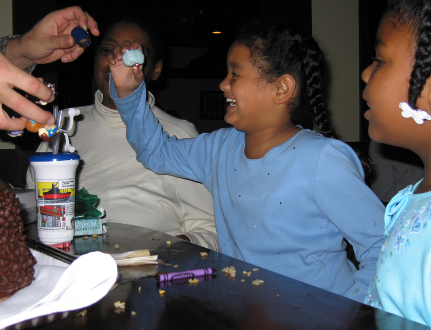 Mari checks out her Inuyasha figures!