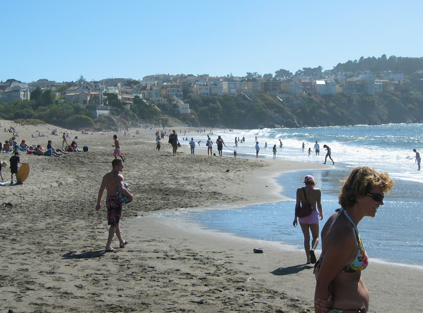 Baker Beach is fun!