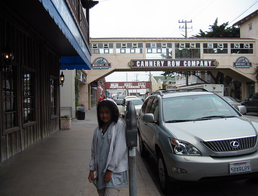 Mari visits Cannery Row in Monterey!