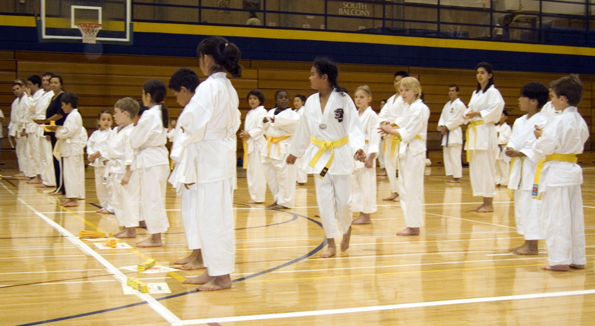 Mari goes to get her blue belt!