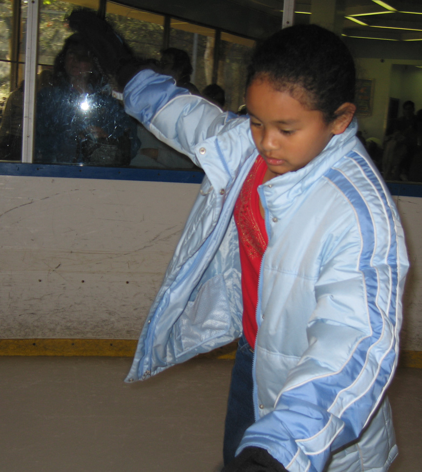 Mari goes ice skating at UTC!